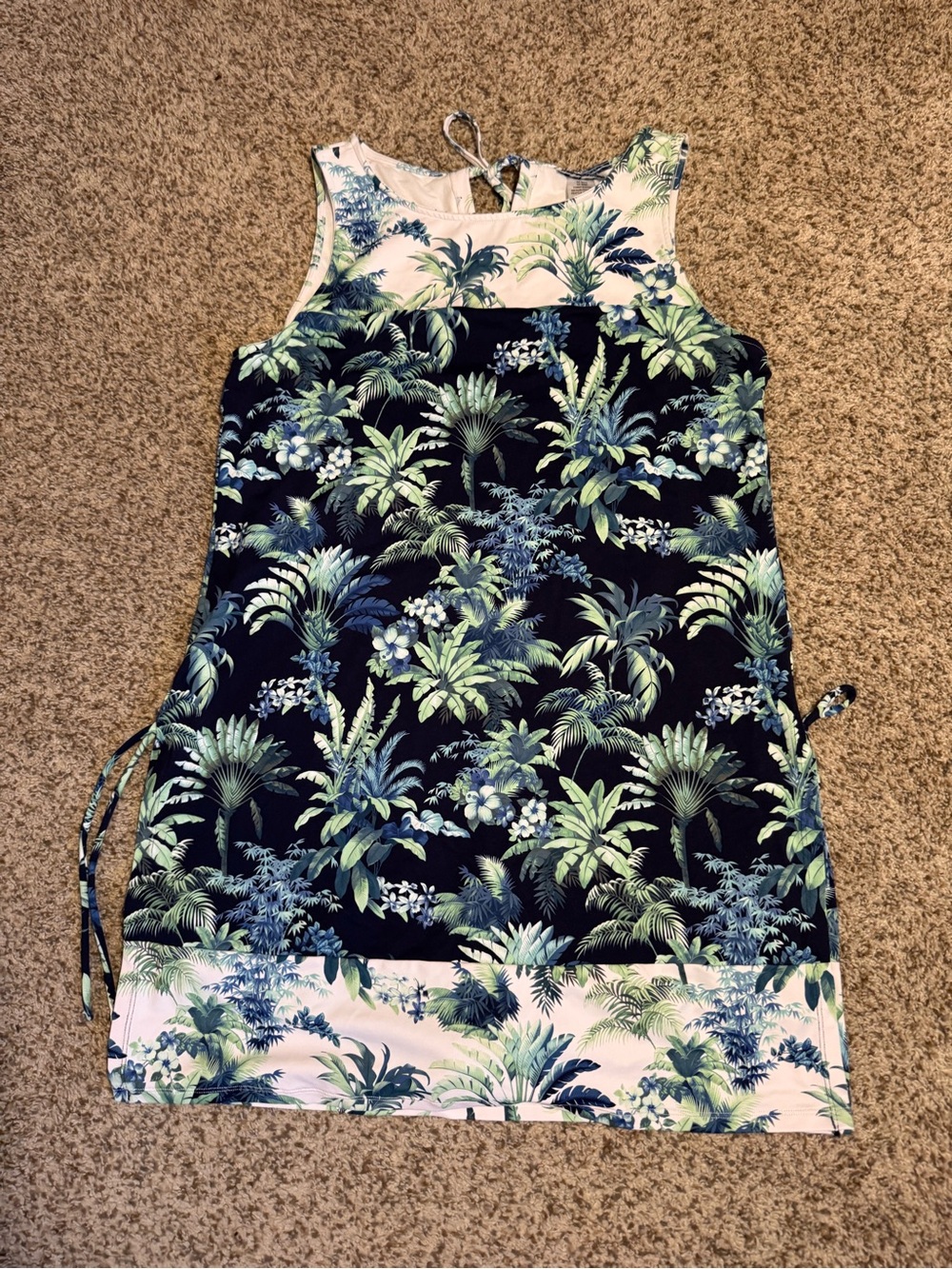 Tommy Bahama Art of Palm Romper- M